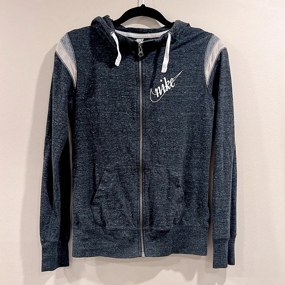 🔥Nike Charcoal Full-Zip light  women’s Hoodie🔥